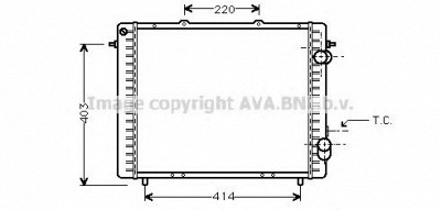AVA QUALITY COOLING rt2159 -  Радиатор, охлаждение двигателя